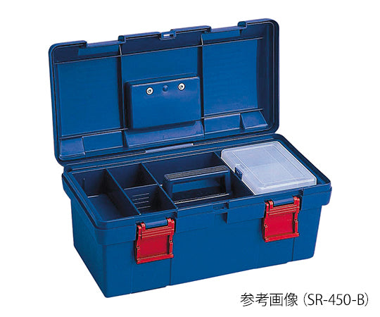 工具箱(スーパーボックス) 450×243×210mm ブルー SR-450-B 3-9363-03