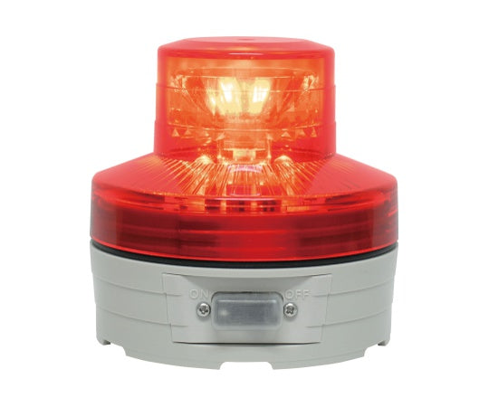 電池式回転灯 φ76 ニコUFO(赤) 手動 VL07B-003AR 61-9996-96