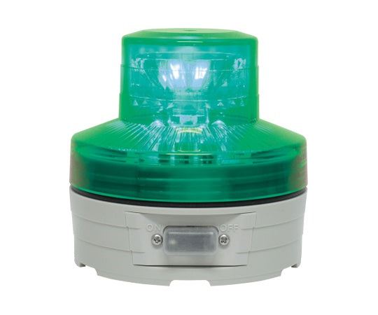 電池式回転灯 φ76 ニコUFO(緑) 手動 VL07B-003AG 61-9996-98