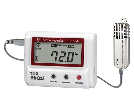 温度湿度データロガー(無線LANタイプ)  TR72A-S 4-1098-01