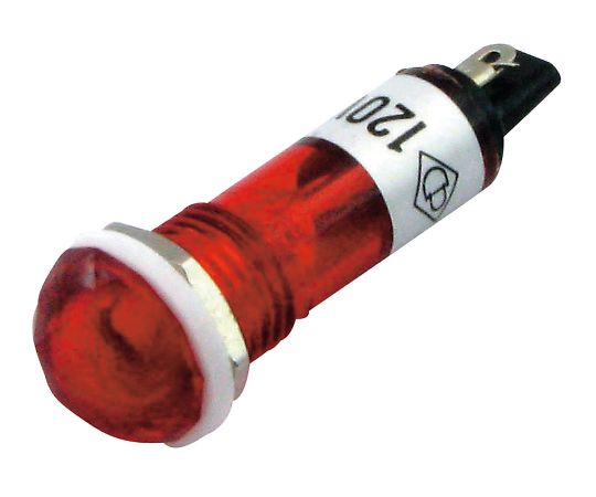 ネオン球(抵抗内蔵型) 赤 WTN-10-1297RD 3-975-01