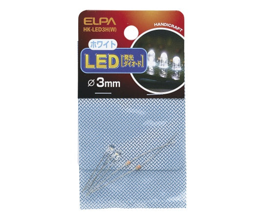 LED 3mm 白 HK-LED3H(W) 62-8566-35