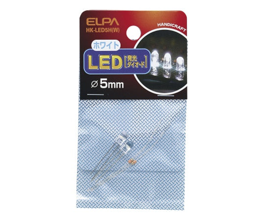 LED 5mm 白 HK-LED5H(W) 62-8566-40