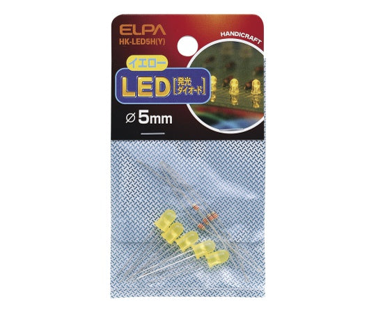 LED 5mm 黄 HK-LED5H(Y) 62-8566-41