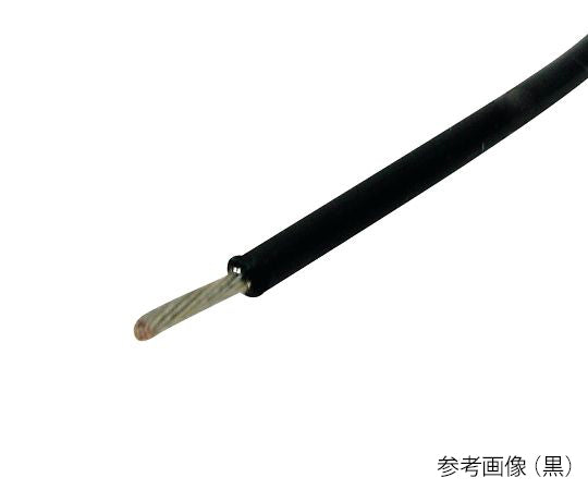 フッ素樹脂電線 黒 FEP0.3SQ BK 4-225-01