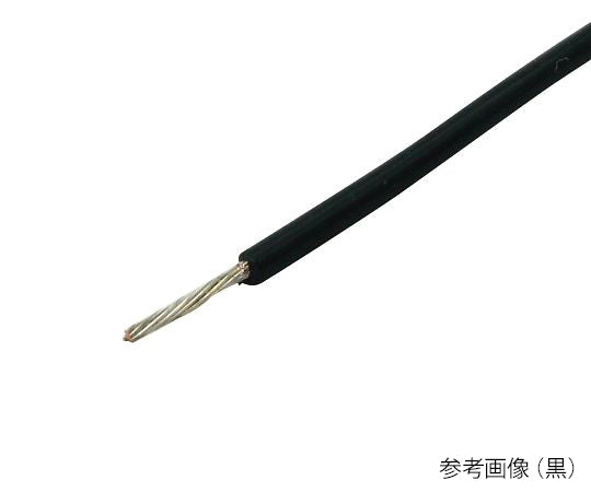 フッ素樹脂電線 黒 FEP0.5SQ BK 4-226-01