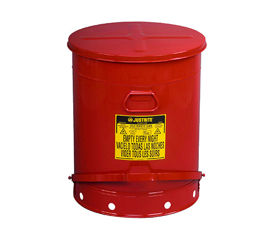 耐火ゴミ箱(オイリーウエスト缶) J09700 2-1063-04