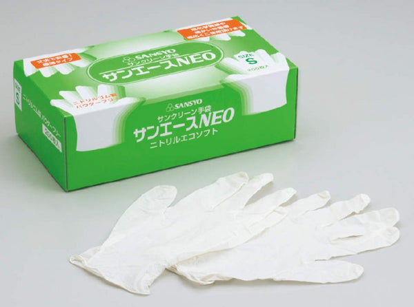 サンクリーン手袋 サンエースNEO ニトリルエコソフト S 200入 21-1952