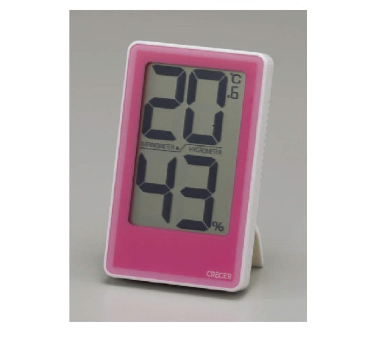 デジタル温湿度計 CR-2000P ピンク 63-0633