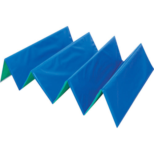 ワニ印 折り畳み式養生材 忍者N 5mm厚 700×1850 ブルー/グリーン 111 774-8744
