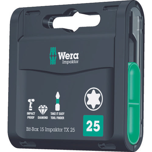 Wera 867/1 インパクター ダイヤモンドビットボックスセット T20 1 57772 856-2069