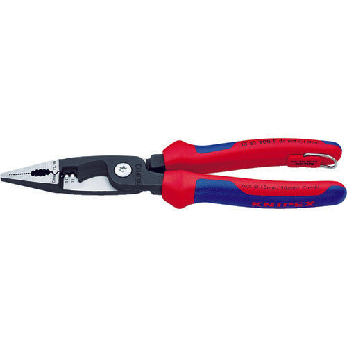 KNIPEX エレクトロプライヤー 落下防止 200mm 1382-200T 836-9076