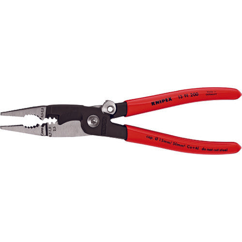 KNIPEX エレクトロプライヤー ロック付 200mm 1391-200 446-7281