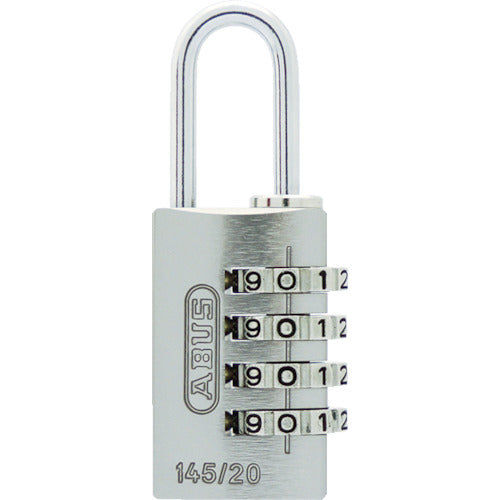 ABUS ナンバー可変式4段ダイヤル南京錠 145-4d 30 SI 145-4D30SI 836-2984