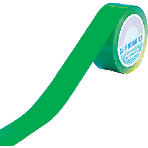 緑十字 ガードテープ(ラインテープ) 緑 再剥離タイプ GTH-502G 50幅×20m 屋内用 149042 363-2032