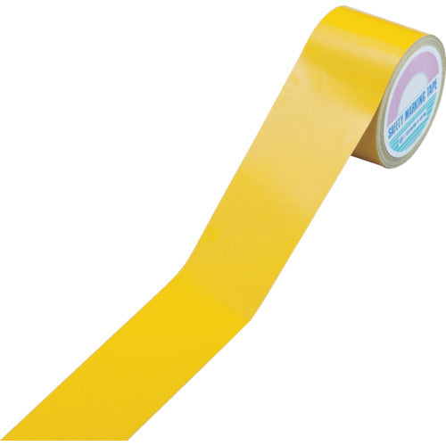 緑十字 ラインテープ(反射) 黄 反射-50Y 50mm幅×10m 屋内用 ポリエステル 265013 480-2888