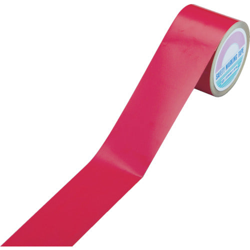 緑十字 ラインテープ(反射) 赤 反射-50R 50mm幅×10m 屋内用 ポリエステル 265014 480-2896
