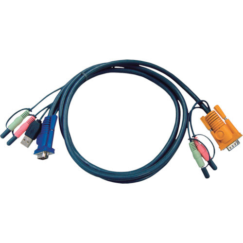 ATEN USB KVMケーブル オーディオ対応 SPHD KVM用 1.2m 2L-5301U 115-2055