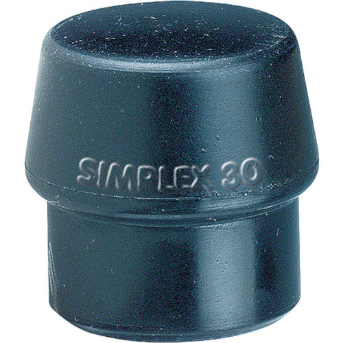 HALDER シンプレックス用インサート ゴム複合材(黒) 頭径40mm 3202.04 481-7826