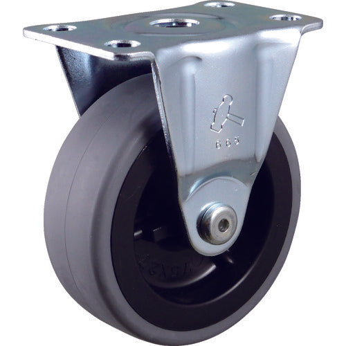 ハンマー 固定式エラストマー車輪(PPホイール)75mm 420R-L75 856-9280