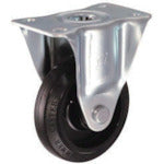 ハンマー 静音固定式ゴム車輪(ナイロンホイール・ラジアルボールベアリング)125mm 420SR-FR125 212-3517