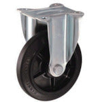 ハンマー 静音固定式ゴム車輪(ナイロンホイール・ラジアルボールベアリング)150mm 420SRP-FR150 212-3550