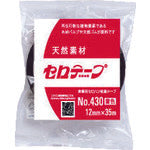 ニチバン セロテ-プ着色黒4306T-12 12mmX35m バイオマスマーク認定製品 330-3225