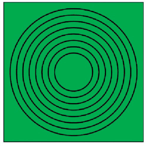 ユニット ゲージマーカー円形緑・PPステッカー・10枚組 446-86 371-6473