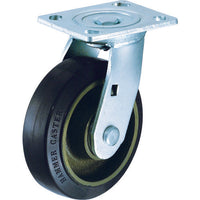 ハンマー 重荷重用旋回式ゴム車輪(イモノホイール・ラジアルボールベアリング)150mm 500BPS-CR150 392-9744
