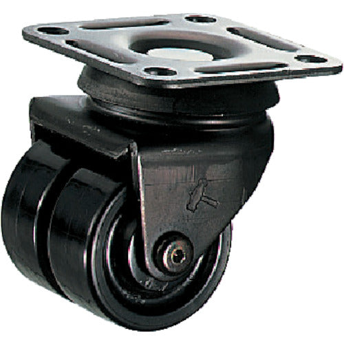 ハンマー 低床中荷重用旋回式ナイロン車輪 50mm 550P-N50 125-1414