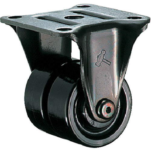ハンマー 低床中荷重用固定式ナイロン車輪 50mm 550R-N50 125-1431
