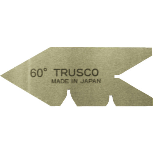 TRUSCO センターゲージ 焼入品 測定範囲60° 60-Y 229-6063