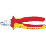 KNIPEX 絶縁1000V電工ニッパー 125mm 7006-125 471-5861