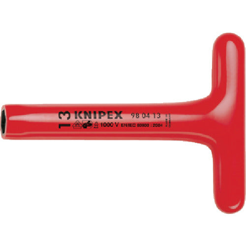 KNIPEX 絶縁1000VT型ナットドライバー 13mm 9804-13 835-6508