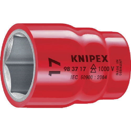 KNIPEX 絶縁ソケット 3/8X13mm 9837-13 447-0052
