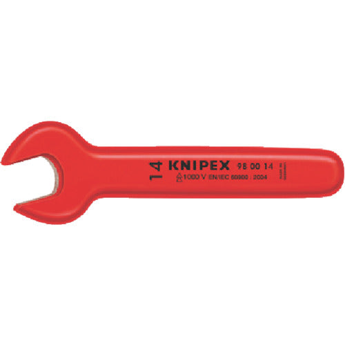 KNIPEX 絶縁片口スパナ 10mm 36800 446-9844