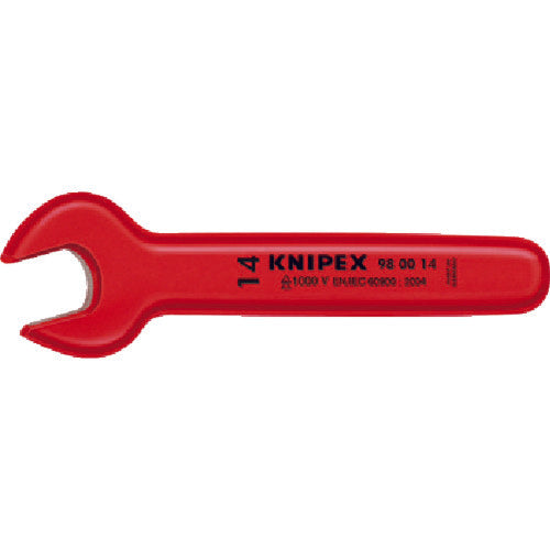 KNIPEX 絶縁片口スパナ 14mm 9800-14 446-9879