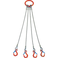 大洋 4本吊 ワイヤスリング 1.6t用×1m 4WRS 1.6TX1 473-0411