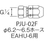 アネスト岩田 ホースジョイント G1/4袋ナット PJU-02F 283-6394