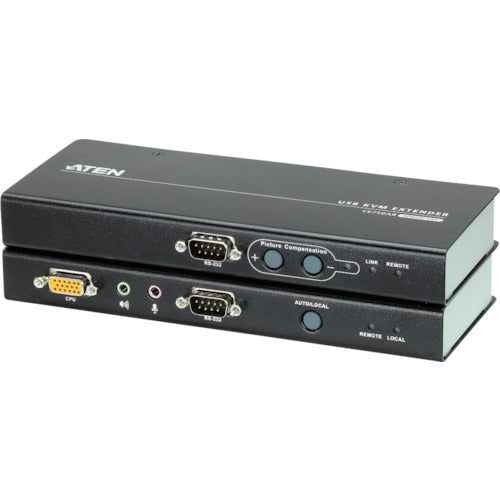 ATEN KVMエクステンダー USB/VGA/オーディオ/カテゴリ5e (1,280×1,024@200m) CE750A 115-2407
