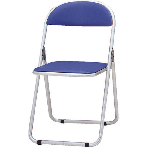 TOKIO パイプ椅子 シリンダ機能付 アルミパイプ ブルー CF-700-BL 298-5209