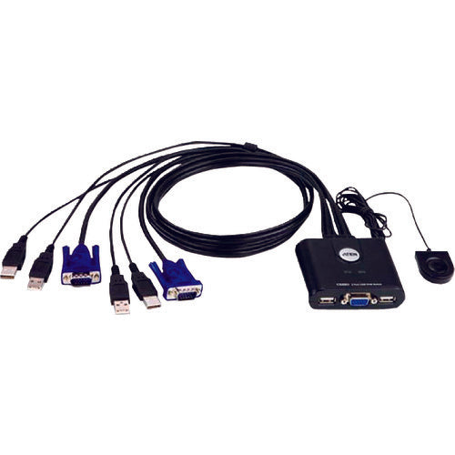 ATEN KVMスイッチ 2ポート/USB/ ケーブル一体型 CS22U 115-2999
