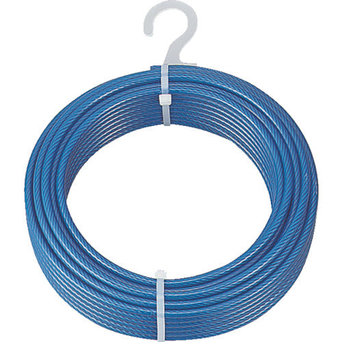TRUSCO メッキ付ワイヤロープ PVC被覆タイプ Φ3(5)mmX100m CWP-3S100 489-1201