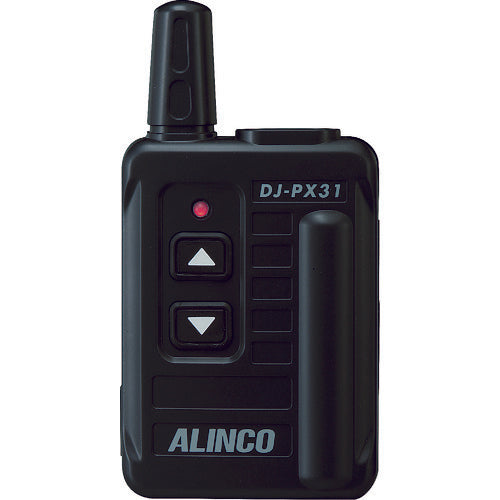 アルインコ コンパクト特定小電力トランシーバー ブラック DJPX31B 770-8769