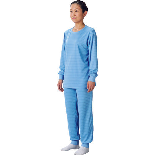 ADCLEAN インナーシャツ ブルー S DM3002S 401-2992