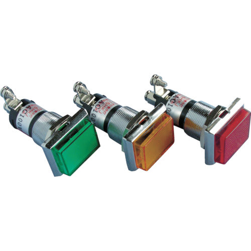 サカズメ ランプ交換型超高輝度LED表示灯(AC100V接続) 赤 φ16 DO8-16HKJ-AC100V-R/R 413-1649