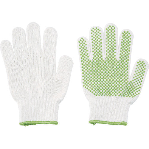 TRUSCO リサイクルすべり止め手袋 女性用 フリーサイズ DPM-PET75-W 115-1337