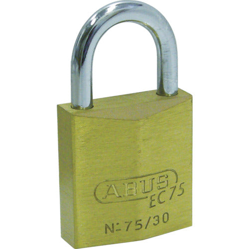 ABUS 真鍮南京錠 EC75-30 ディンプルシリンダー バラ番 EC75-30-KD 445-1767