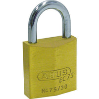ABUS 真鍮南京錠 EC75-40 ディンプルシリンダー 同番 EC75-40-KA 445-1775