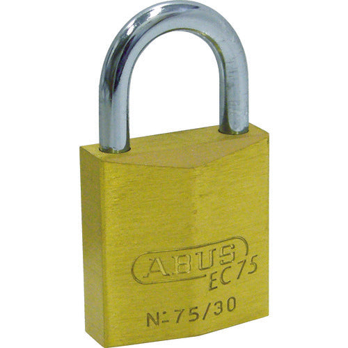 ABUS 真鍮南京錠 EC75-50 ディンプルシリンダー 同番 EC75-50-KA 445-1791